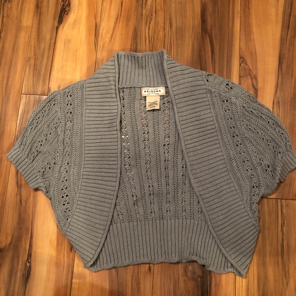 Arizona Jean Co Cropped Crochet Cardigan | Small